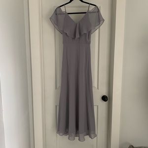 Grey Bridesmaid Dress XS